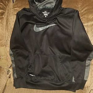 Nike black hooded sweatshirt